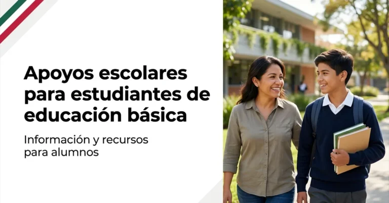 Apoyos escolares para estudiantes de educación básica