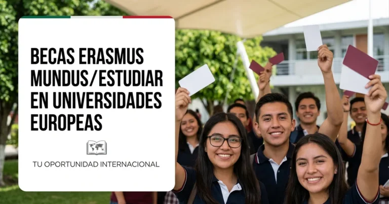 Becas Erasmus Mundus para estudiar en universidades europeas