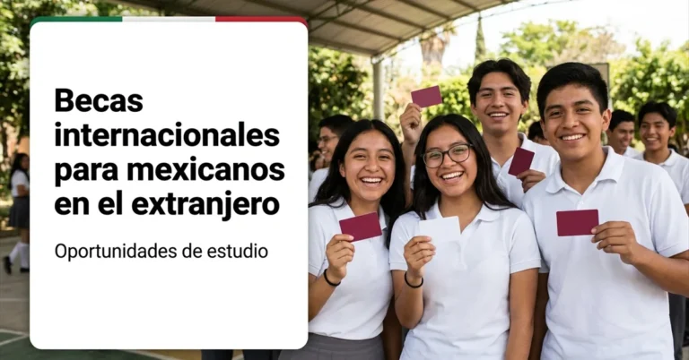 Becas internacionales para mexicanos en el extranjero