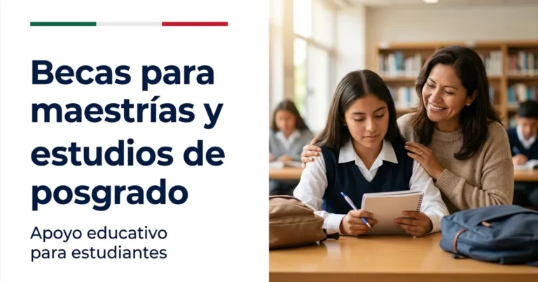 Becas para maestrías y estudios de posgrado