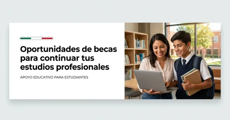 Oportunidades de becas para continuar tus estudios profesionales